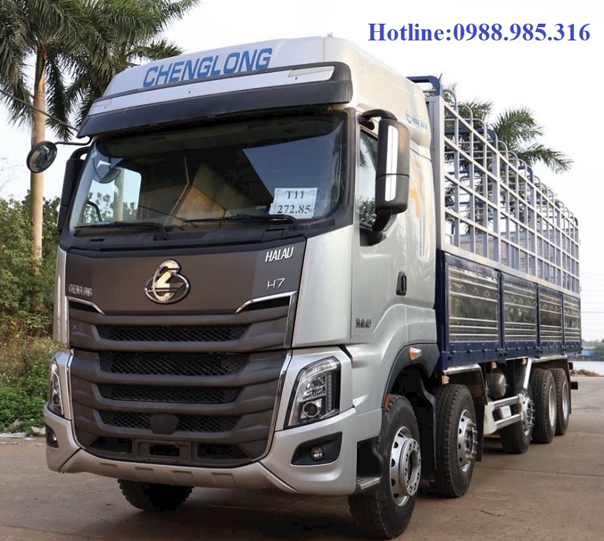 XE TẢI THÙNG 5 CHÂN CHENGLONG H7 10X4 360HP